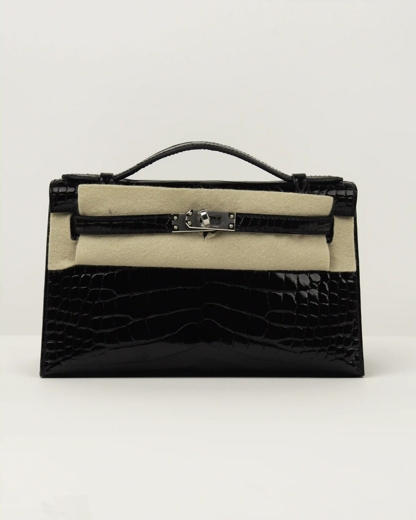 HERMES CLUTCH BAG KELLY MINI CROCO PERSO - Image 1