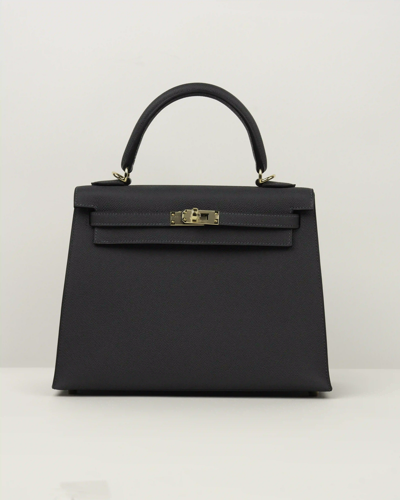 HERMES KELLY II SELLIER 25 EPSOM CALFSKIN HO GRIS MISTY - Image 1