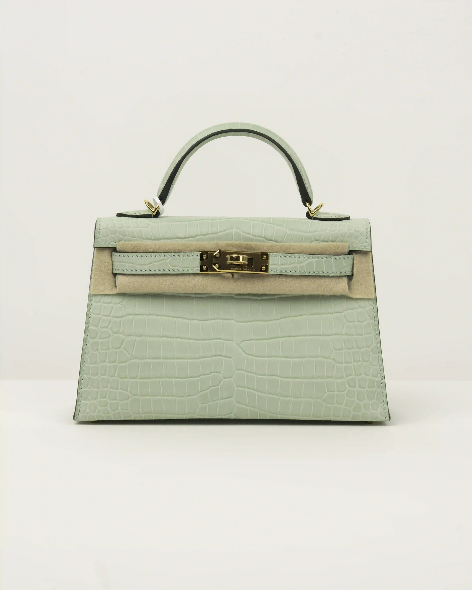 HERMES KELLY SELLIER MINI ALLIGATOR VERT DE - Image 1