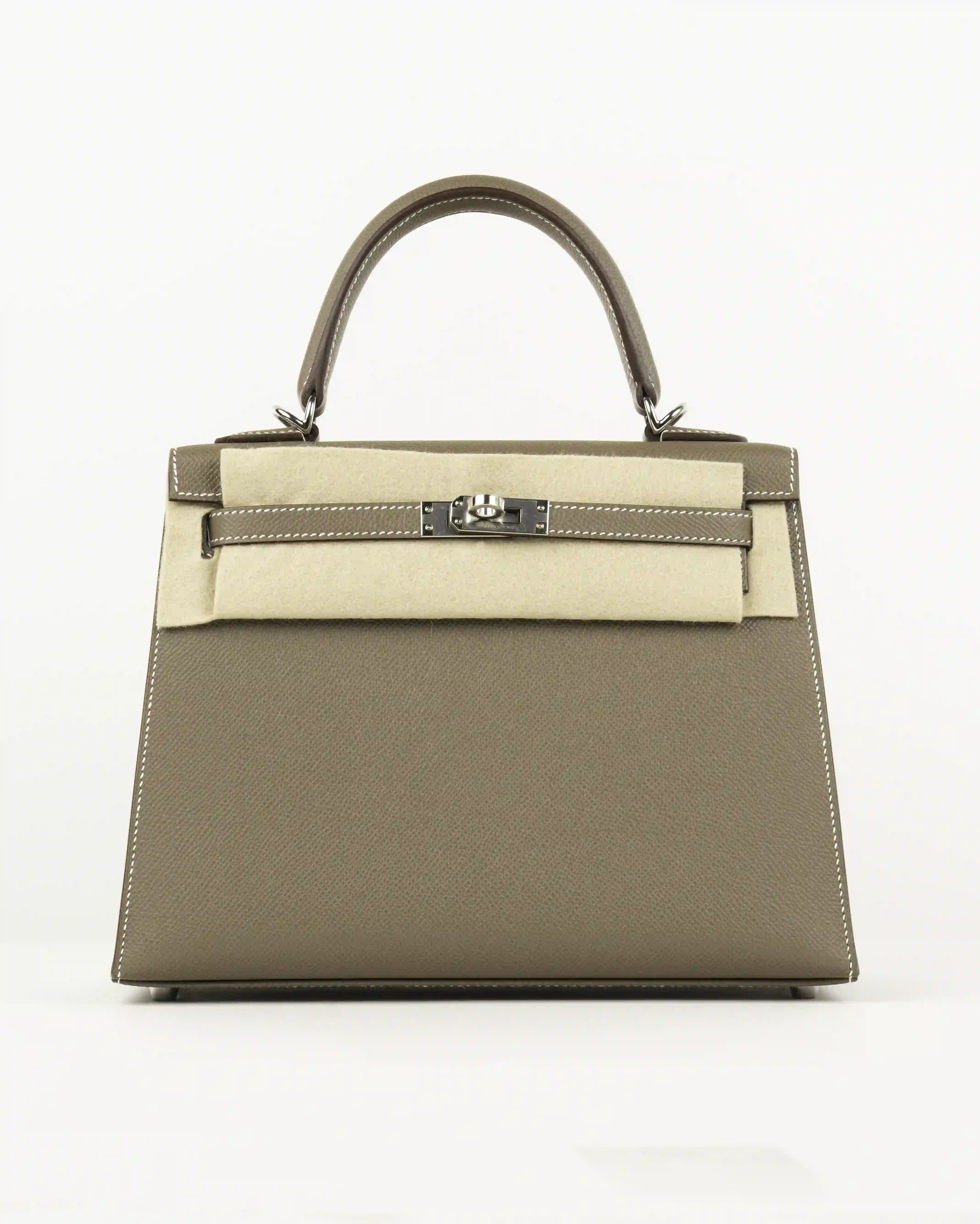 HERMES KELLY25 ETOUPE PHW EPSOM SELLIER - Image 1