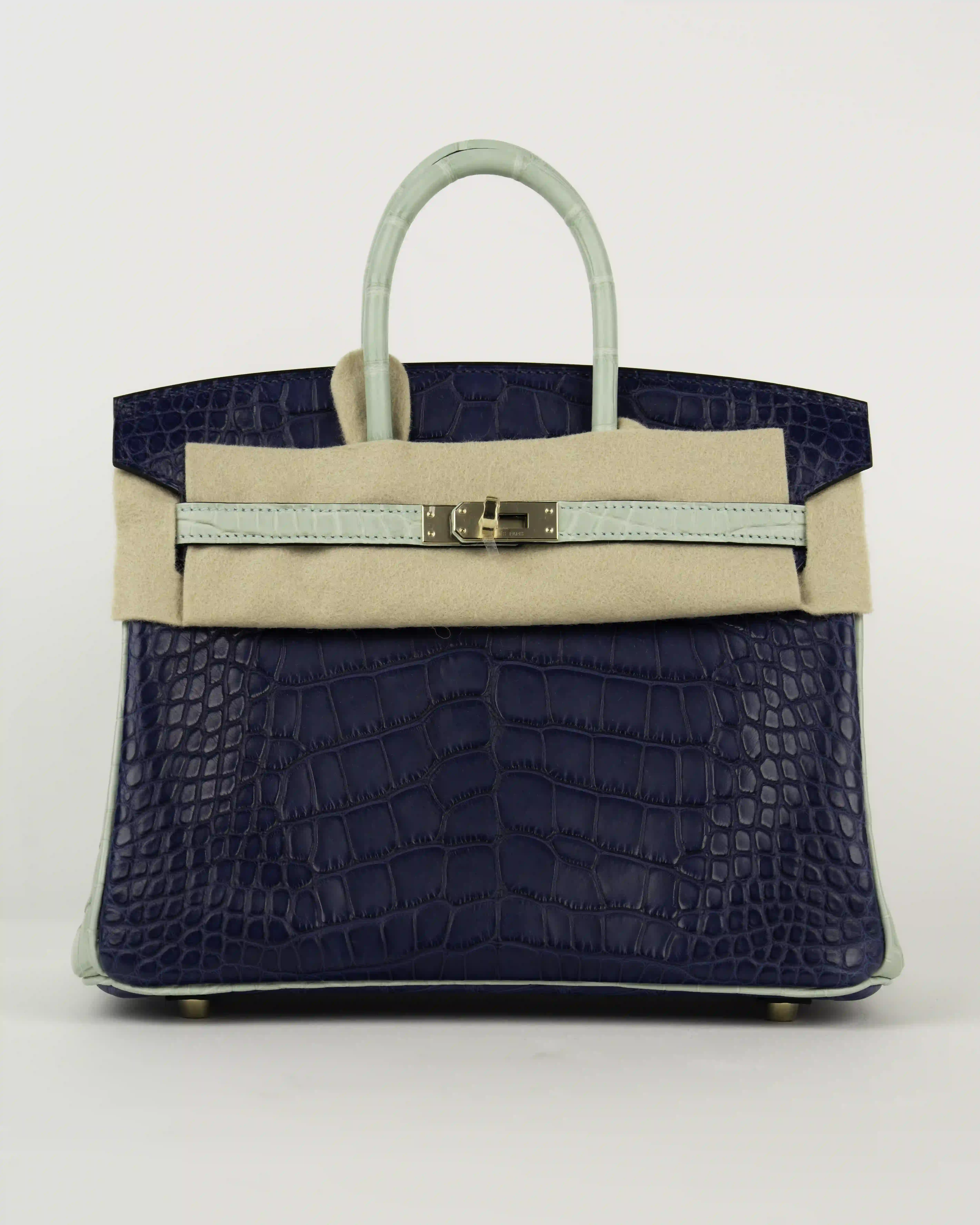 HERMES SAC BIRKIN 25 ALLIGATOR PERSO - Image 1