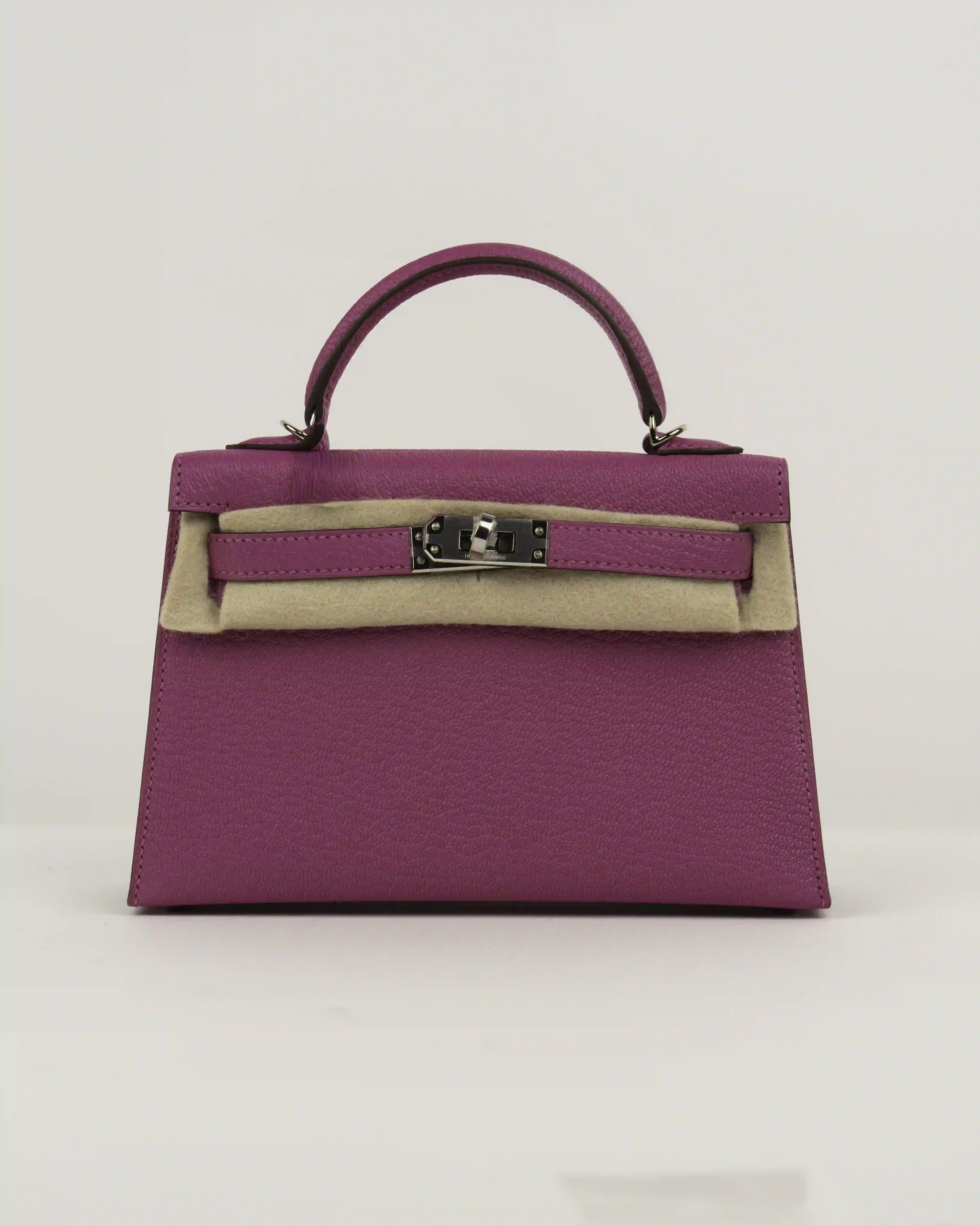 HERMES SAC KELLY II MINI CHEVRE MYSORE 91 MAGNOLIA - Image 1