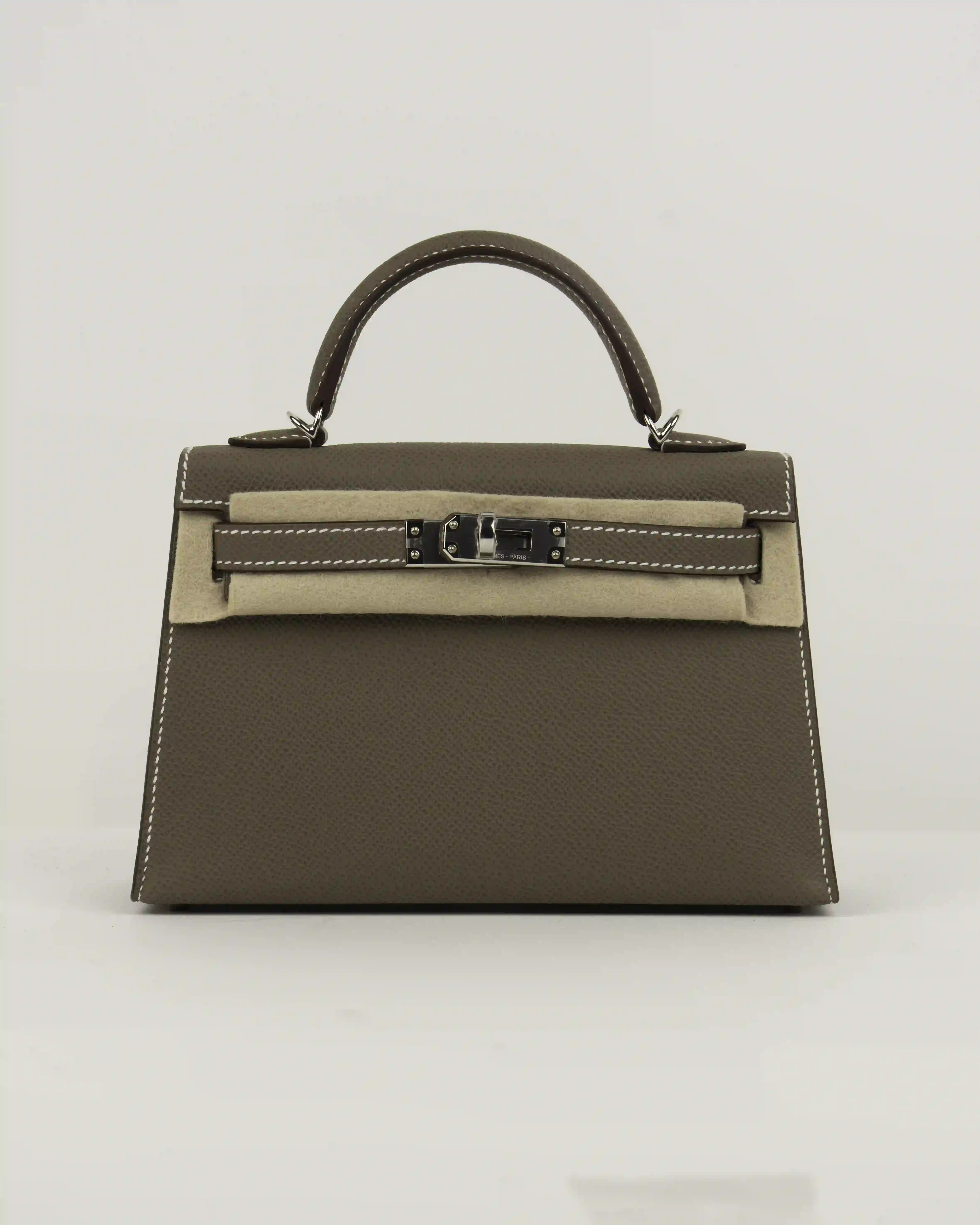 HERMES SAC KELLY II SELLIER MINI VEAU EPSOM 18 ETOUPE - Image 1
