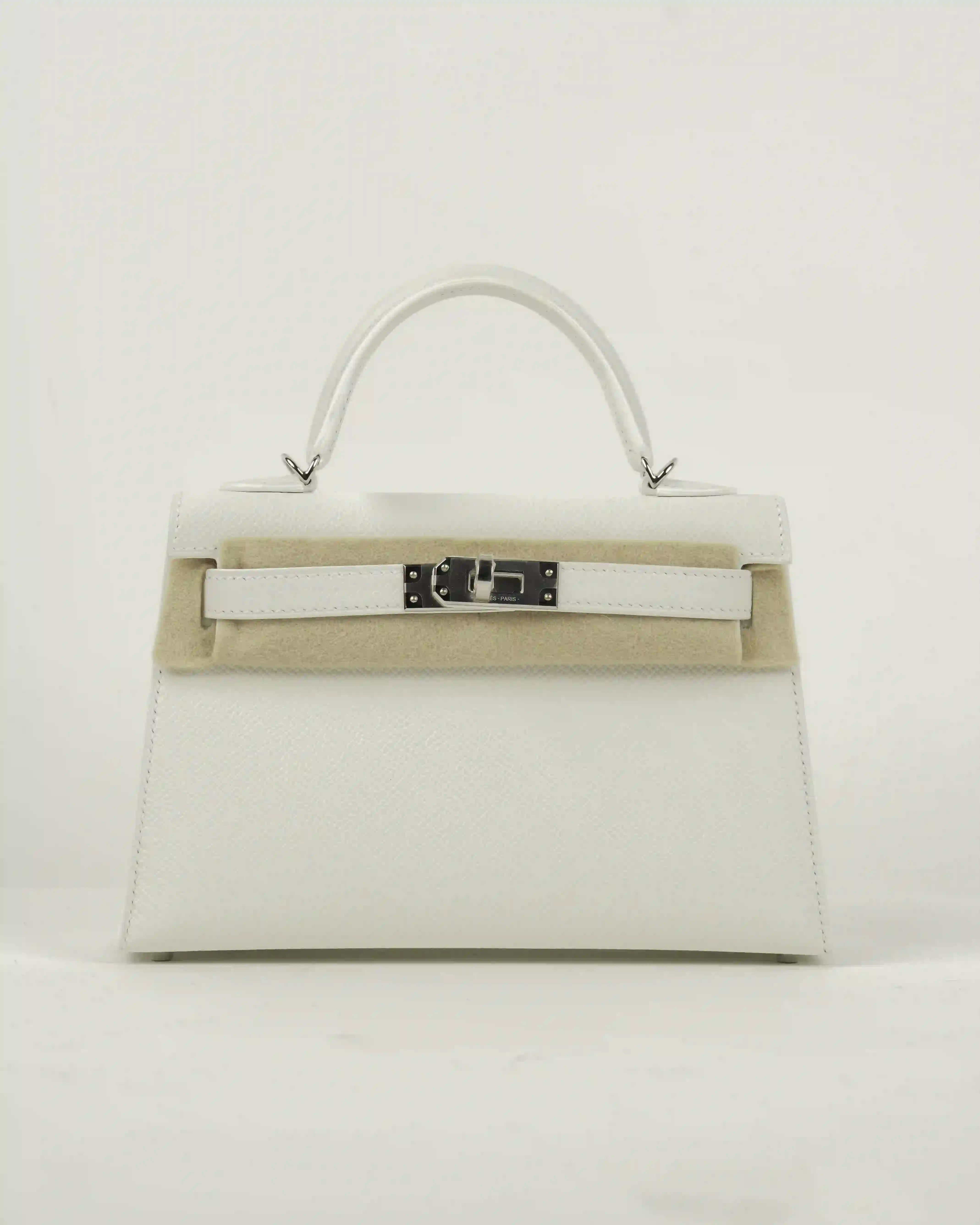 HERMES SAC KELLY II SELLIER MINI VEAU EPSOM OU NEW WHITE - Image 1